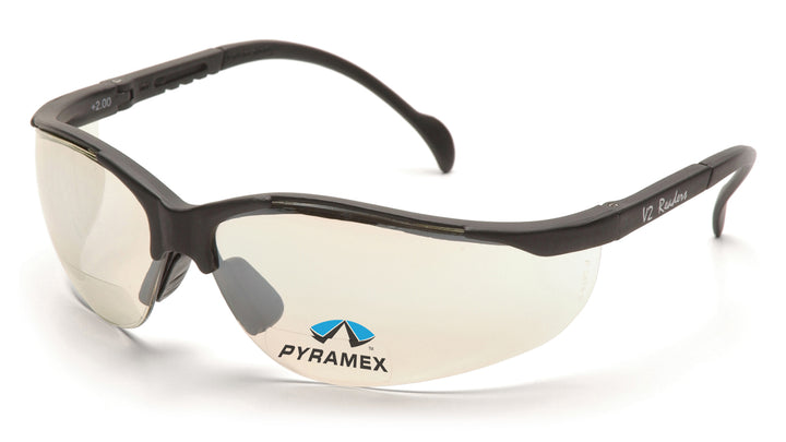 V2 Readers - Black Frame/Indoor/Outdoor Mirror + 2.0 Lens