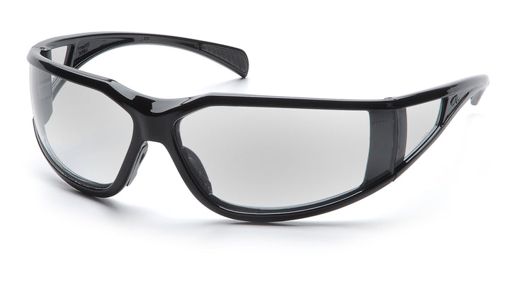 Pyramex Safety - Exeter - Glossy Black Frame/Clear Anti-Fog Lens - Anti-Fog Lens