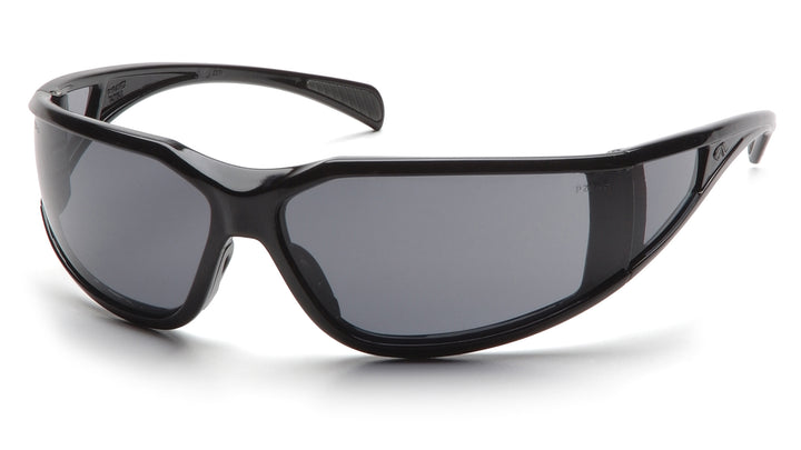 Pyramex Safety - Exeter - Glossy Black Frame/Gray Anti-Fog Lens - Anti-Fog Lens