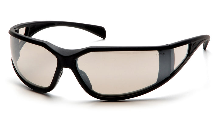 Pyramex - Exeter - Glossy Black Frame/Indoor/Outdoor Mirror Anti-Fog Lens