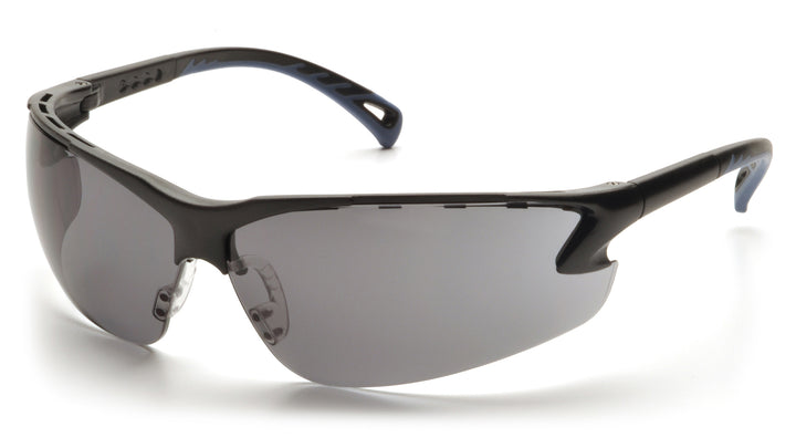 Pyramex Safety - Venture 3 - Black Frame/Gray Lens - Tinted Lens
