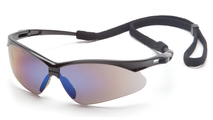 PMXTREME - Black Frame/Blue Mirror Lens with Black Cord