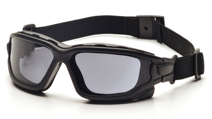 Pyramex Safety - I-Force - Black Strap-Temples/Gray Anti-Fog Lens - Anti-Fog Lens
