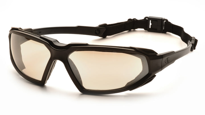 Pyramex - Highlander - Black Frame/Indoor/Outdoor Mirror Anti-Fog Lens