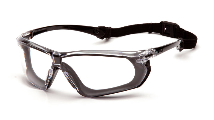 Pyramex - Black-gray frame / clear H2X anti-fog lens