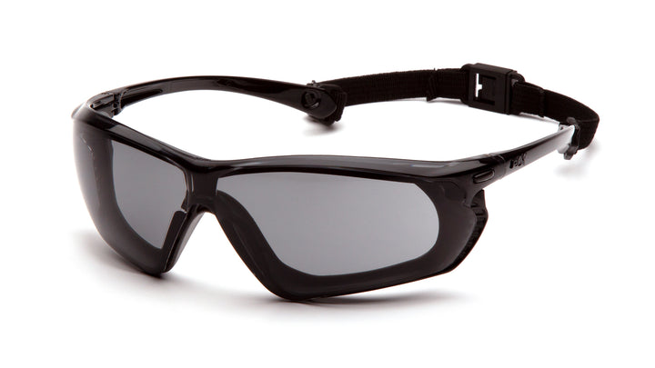 Pyramex - Black-gray frame / gray H2X anti-fog lens