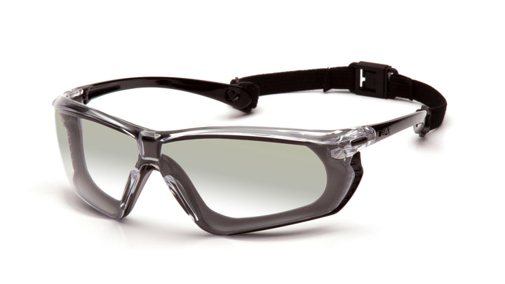 Pyramex - Black-gray frame / indoor-outdoor mirror anti-fog lens