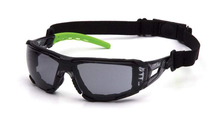 Pyramex -Fyxate-Lime Temp Gry Lens Foam Pad H2MAX