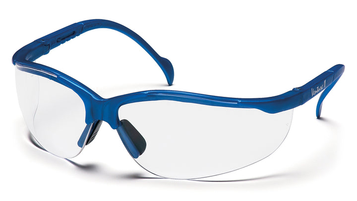 Pyramex - Venture II - Metallic Blue Frame/Clear Lens