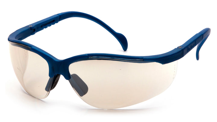 Pyramex - Venture II - Metallic Blue Frame/Indoor/Outdoor Mirror Lens