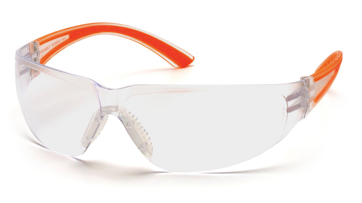 Pyramex - Cortez - Orange Temples/Clear Lens